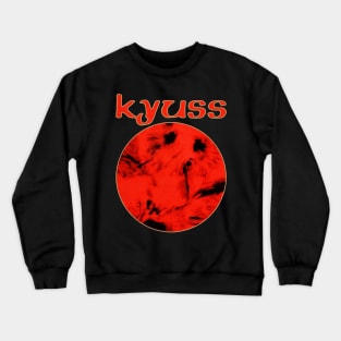 Red Abstract Crewneck Sweatshirt